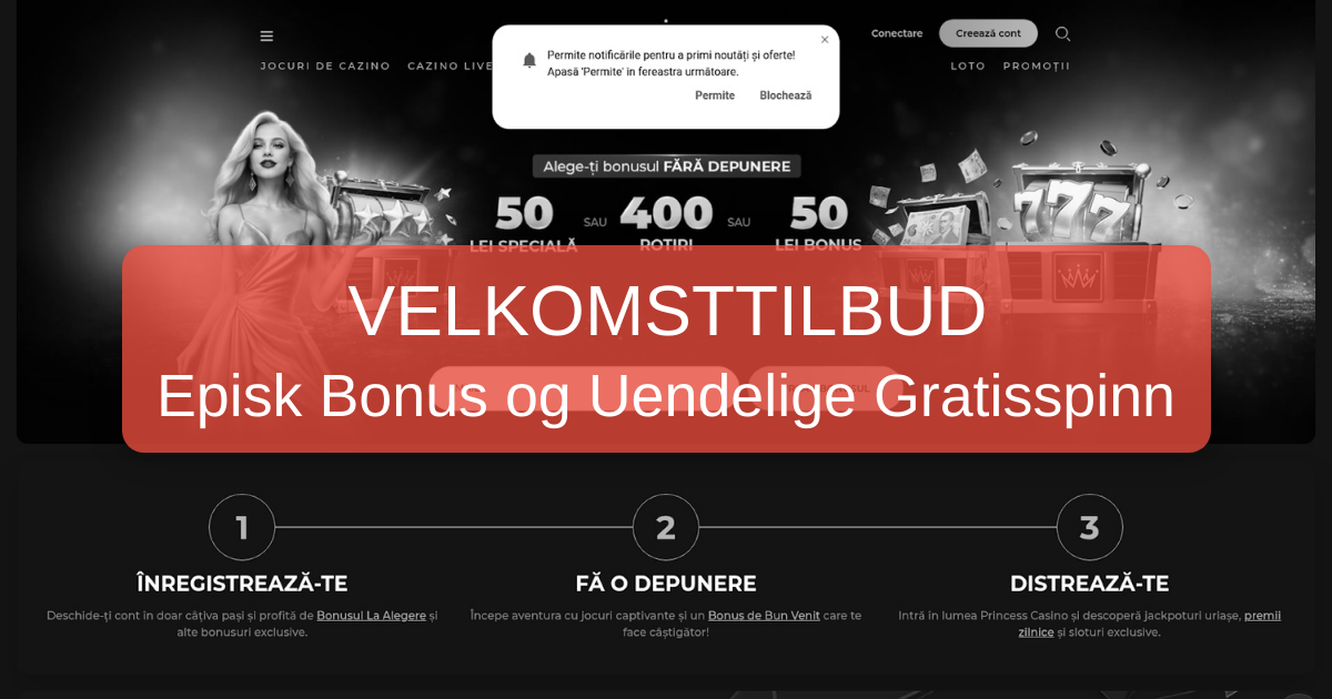 Princess Casino kasino | Offisiell side i Norge